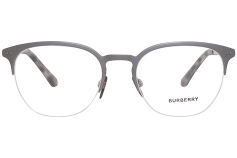 burberry glasses b1327 1273|NEW Burberry B1327 1273 Mens Gunmetal Round Half Rim .